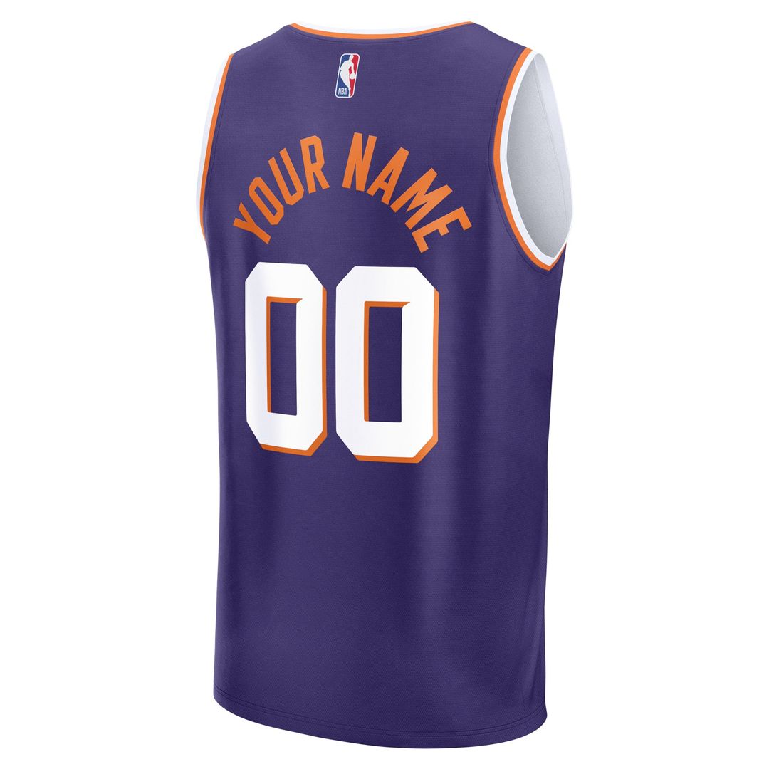 Phoenix Suns Fanatics Fast Break Custom Jersey - Icon Edition - Black | NBA Fan Gear