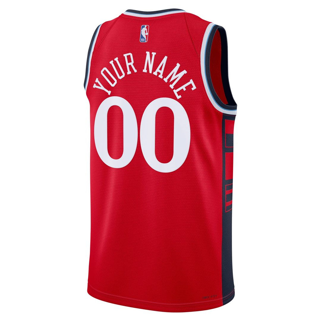 LA Clippers Jordan Brand Unisex 2024/ 25 Custom Swingman Jersey - Statement Edition - Red | NBA Fan Gear