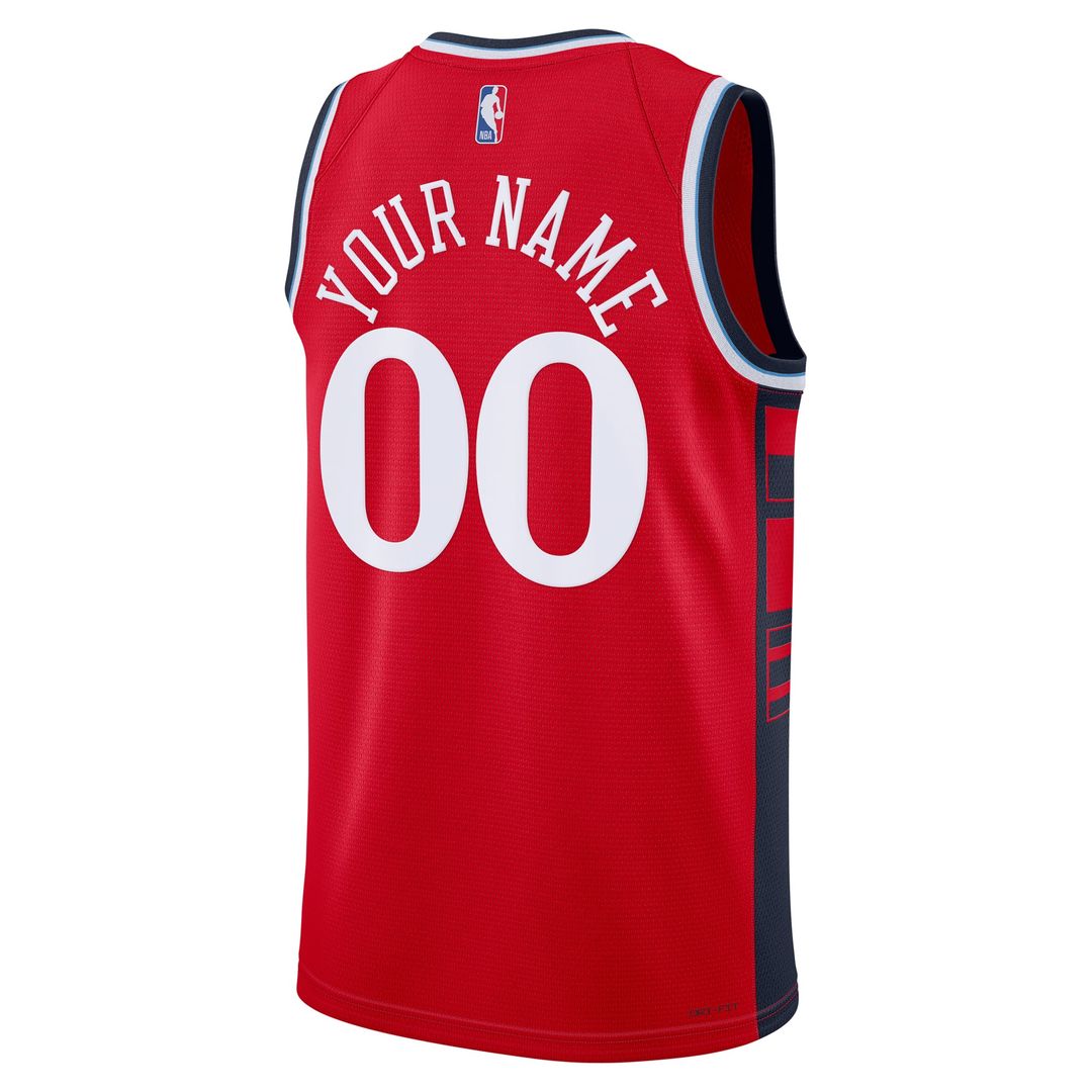 LA Clippers Jordan Brand Unisex 2024/ 25 Custom Swingman Jersey - Statement Edition - Red | NBA Fan Gear