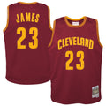LeBron James Cleveland Cavaliers Mitchell & Ness Youth 2015/ 16 Hardwood Classics Swingman Jersey - Wine | NBA Fan Gear