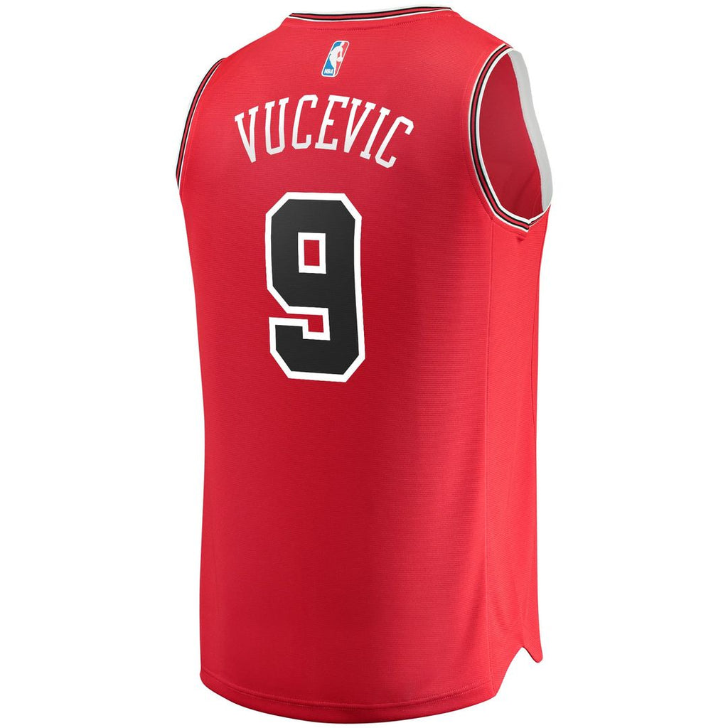 Nikola Vucevic Chicago Bulls Fanatics Youth Fast Break Replica Jersey - Icon Edition - Red | NBA Fan Gear