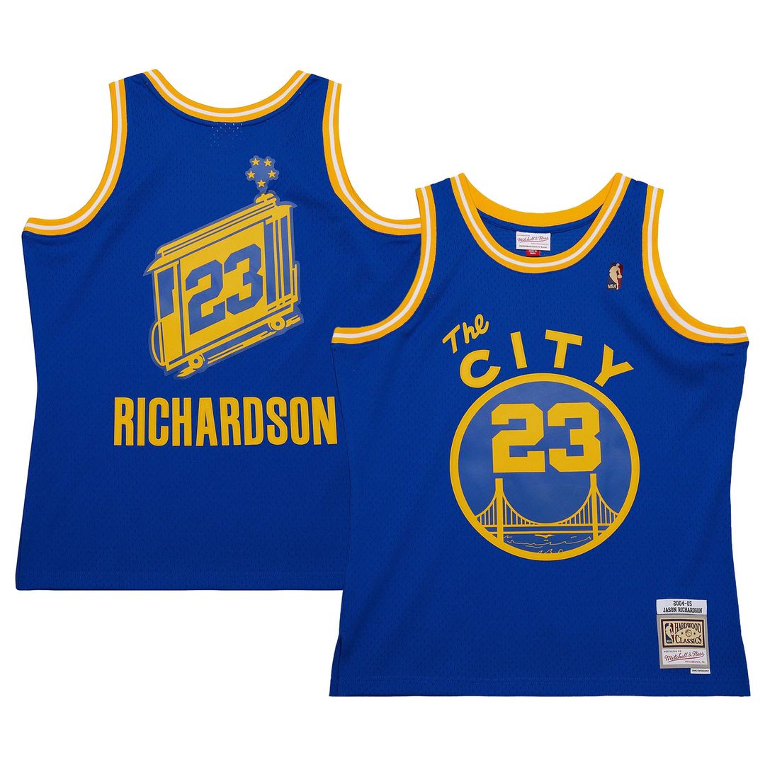 Jason Richardson Golden State Warriors Mitchell & Ness 2004/ 05 Hardwood Classics Swingman Jersey - Royal | NBA Fan Gear