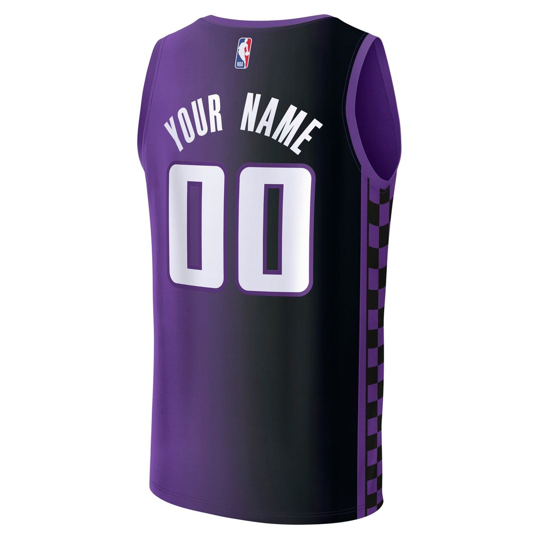 Sacramento Kings Fanatics Fast Break Custom Jersey - Statement Edition - Purple | NBA Fan Gear