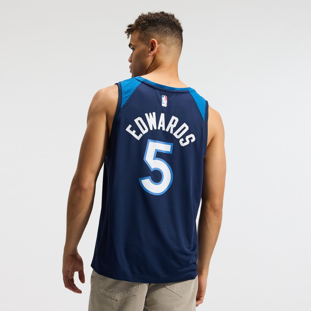 Anthony Edwards Minnesota Timberwolves Fanatics Fast Break Replica Player Jersey - Icon Edition - Navy | NBA Fan Gear