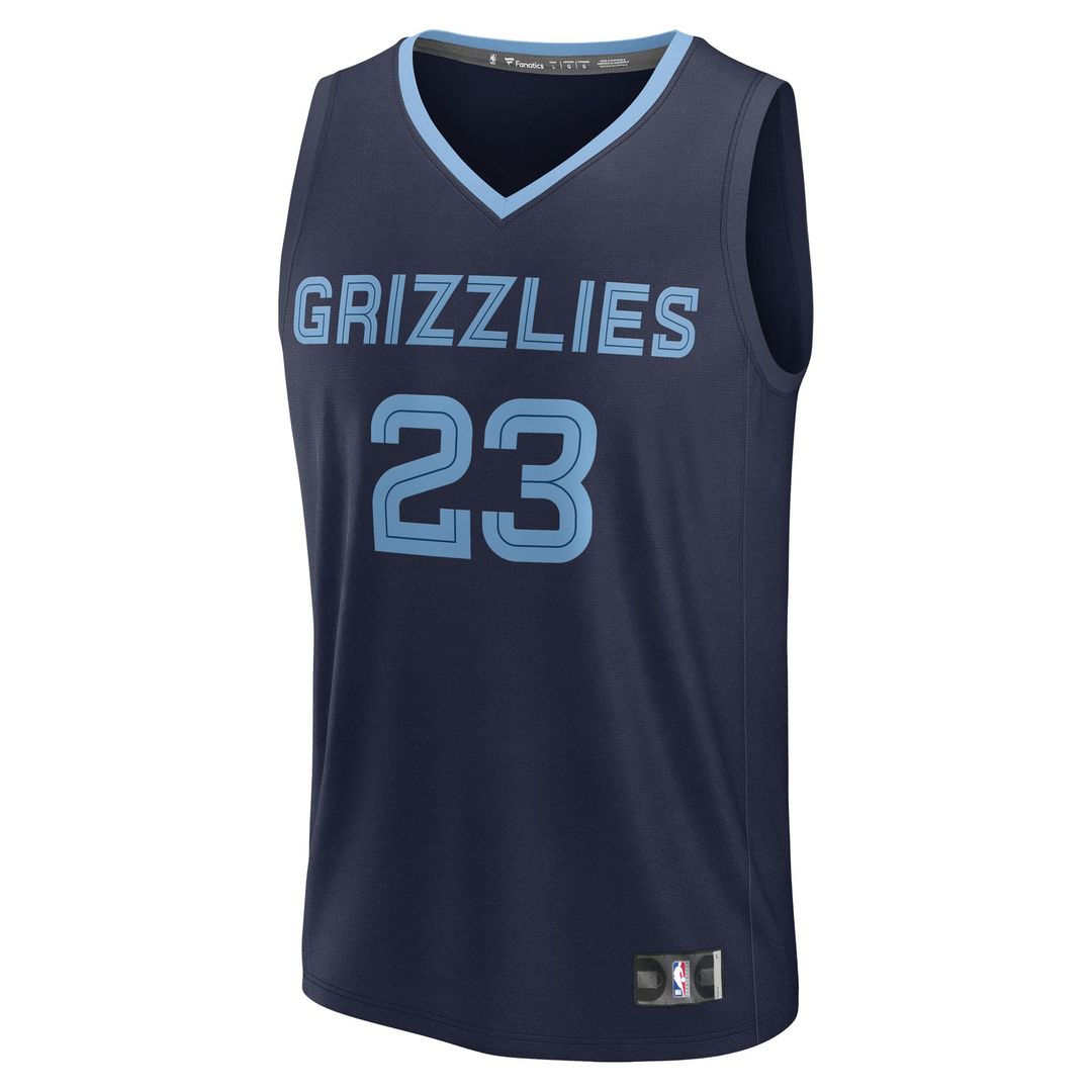 Cedric Coward Memphis Grizzlies Fanatics Youth 2025 NBA Draft First Round Pick Fast Break Replica Jersey - Icon Edition - Navy | Fan Gear