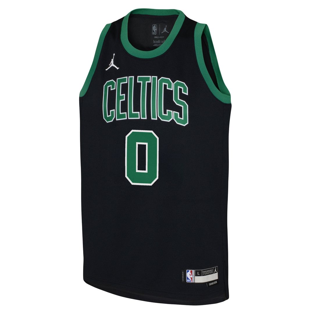 Jayson Tatum Boston Celtics Jordan Brand Youth Swingman Jersey - Statement Edition - Black | NBA Fan Gear