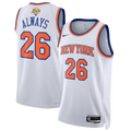 New York Knicks Nike Unisex 2026 NBA Finals Champions Always 26 Swingman Jersey - White - Association Edition | Fan Gear