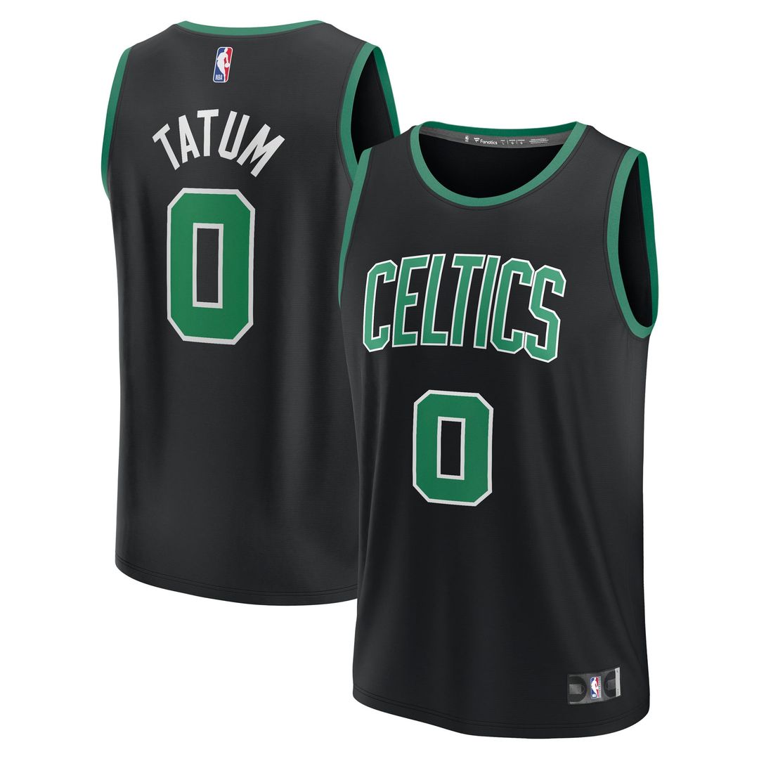 Jayson Tatum Boston Celtics Fanatics Youth Fast Break Replica Player Jersey - Statement Edition - Black | NBA Fan Gear