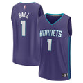 LaMelo Ball Charlotte Hornets Fanatics Fast Break Replica Player Jersey - Statement Edition - Purple | NBA Fan Gear