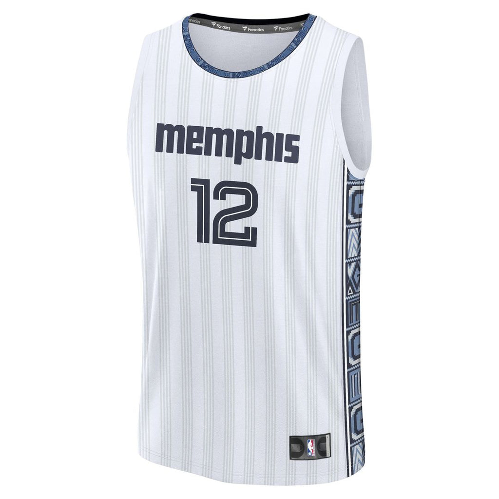 Ja Morant Memphis Grizzlies Fanatics 2025/ 26 City Edition Fast Break Jersey - White | NBA Fan Gear