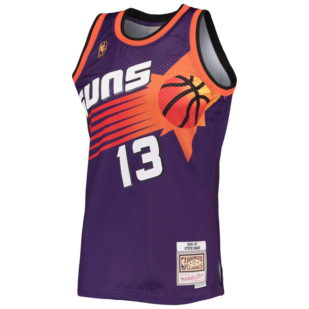 Steve Nash Phoenix Suns Mitchell & Ness 1996/ 97 Hardwood Classics Swingman Jersey - Purple | NBA Fan Gear