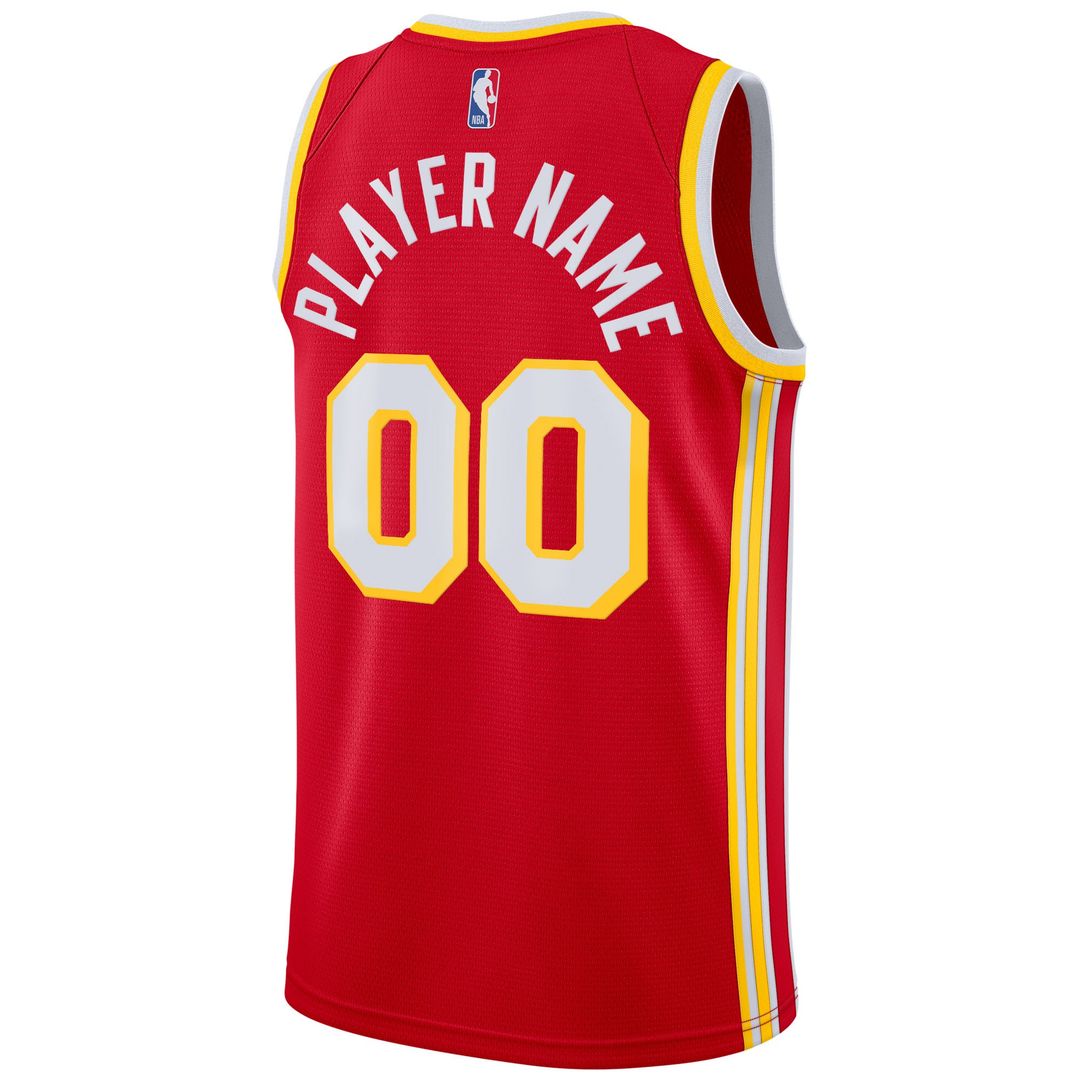 Atlanta Hawks Nike 2020/ 21 Swingman Custom Jersey - Icon Edition - Red | NBA Fan Gear
