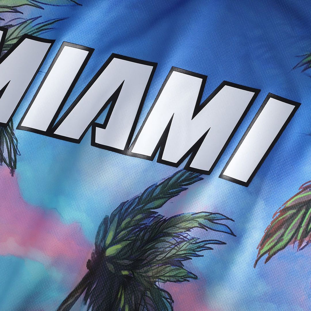 Miami Heat NBA & KidSuper Studios by Fanatics Unisex Hometown Jersey - Blue | NBA x KidSuper Fan Gear