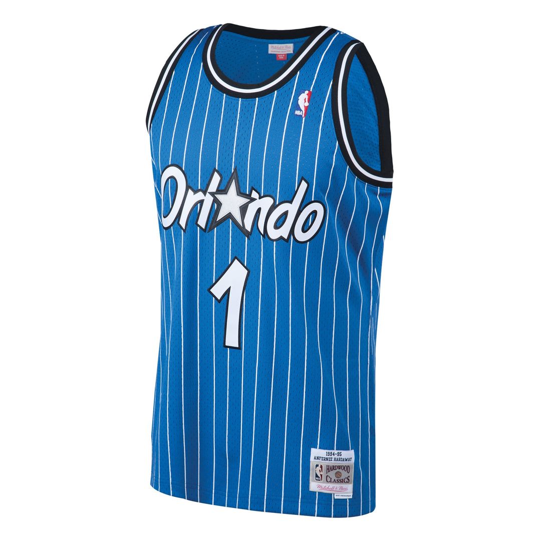 Penny Hardaway Orlando Magic Mitchell & Ness 1994/ 95 Hardwood Classics Swingman Jersey - Blue | NBA Fan Gear