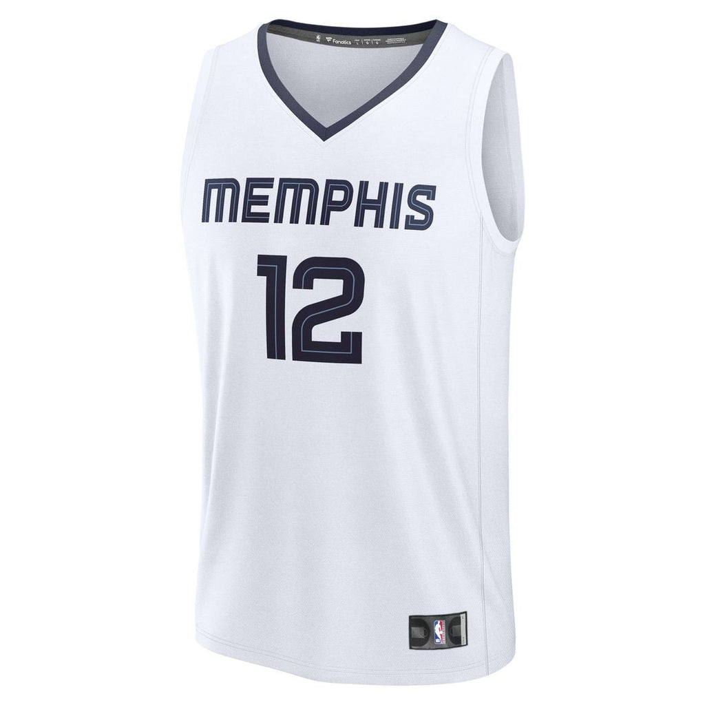 Ja Morant Memphis Grizzlies Fanatics Fast Break Replica Player Jersey - Association Edition - White | NBA Fan Gear