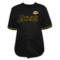 Los Angeles Lakers Fanatics Big & Tall Pop Full-Button Jersey - Black | NBA Fan Gear