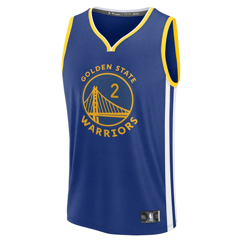 Brandin Podziemski Golden State Warriors Fanatics Fast Break Replica Player Jersey - Icon Edition - Royal | NBA Fan Gear