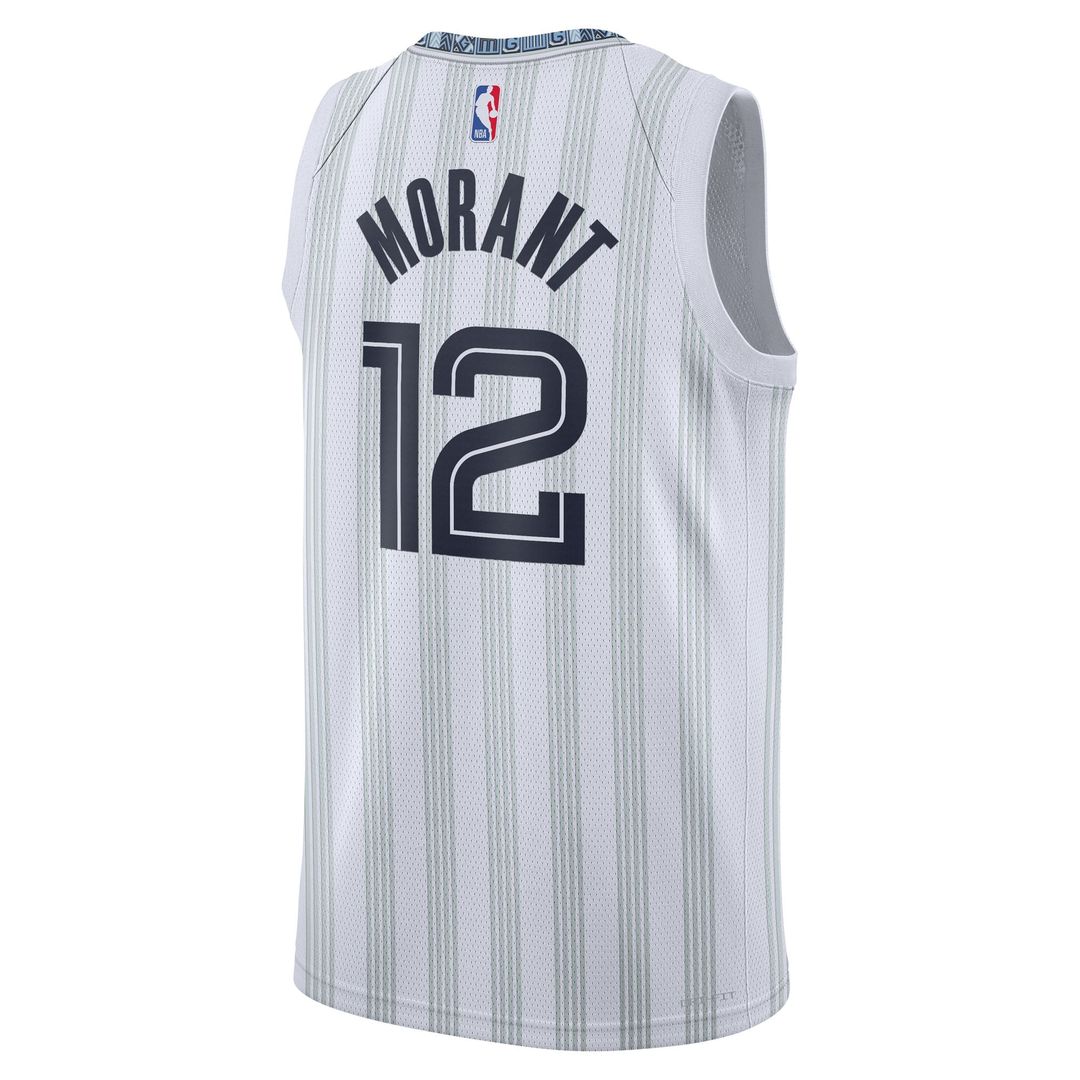 Ja Morant Memphis Grizzlies Nike Unisex 2025/ 26 Swingman Jersey - White - City Edition | NBA Fan Gear