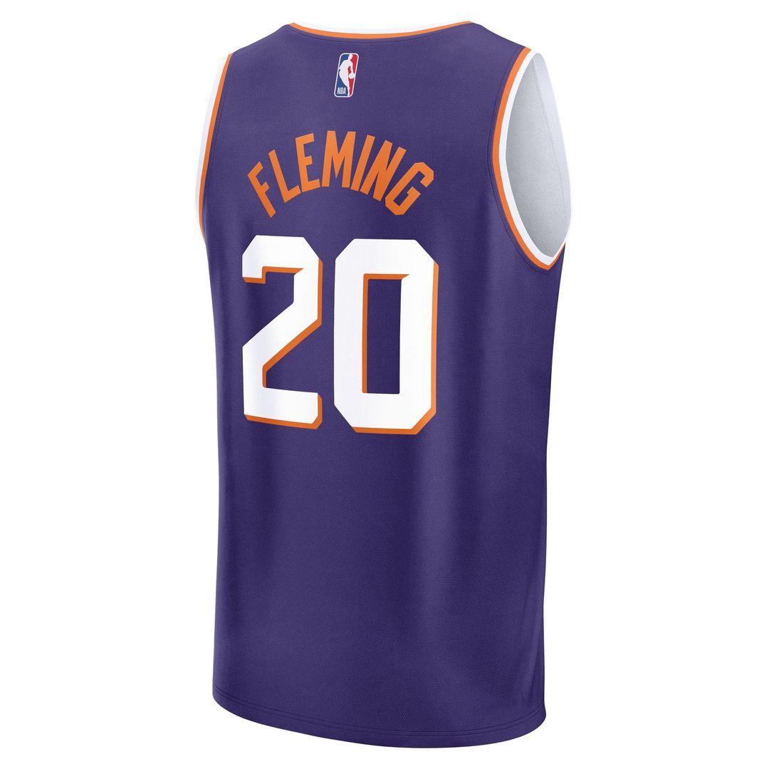 Rasheer Fleming Phoenix Suns Fanatics Fast Break Replica Jersey - Purple - Icon Edition | NBA Fan Gear