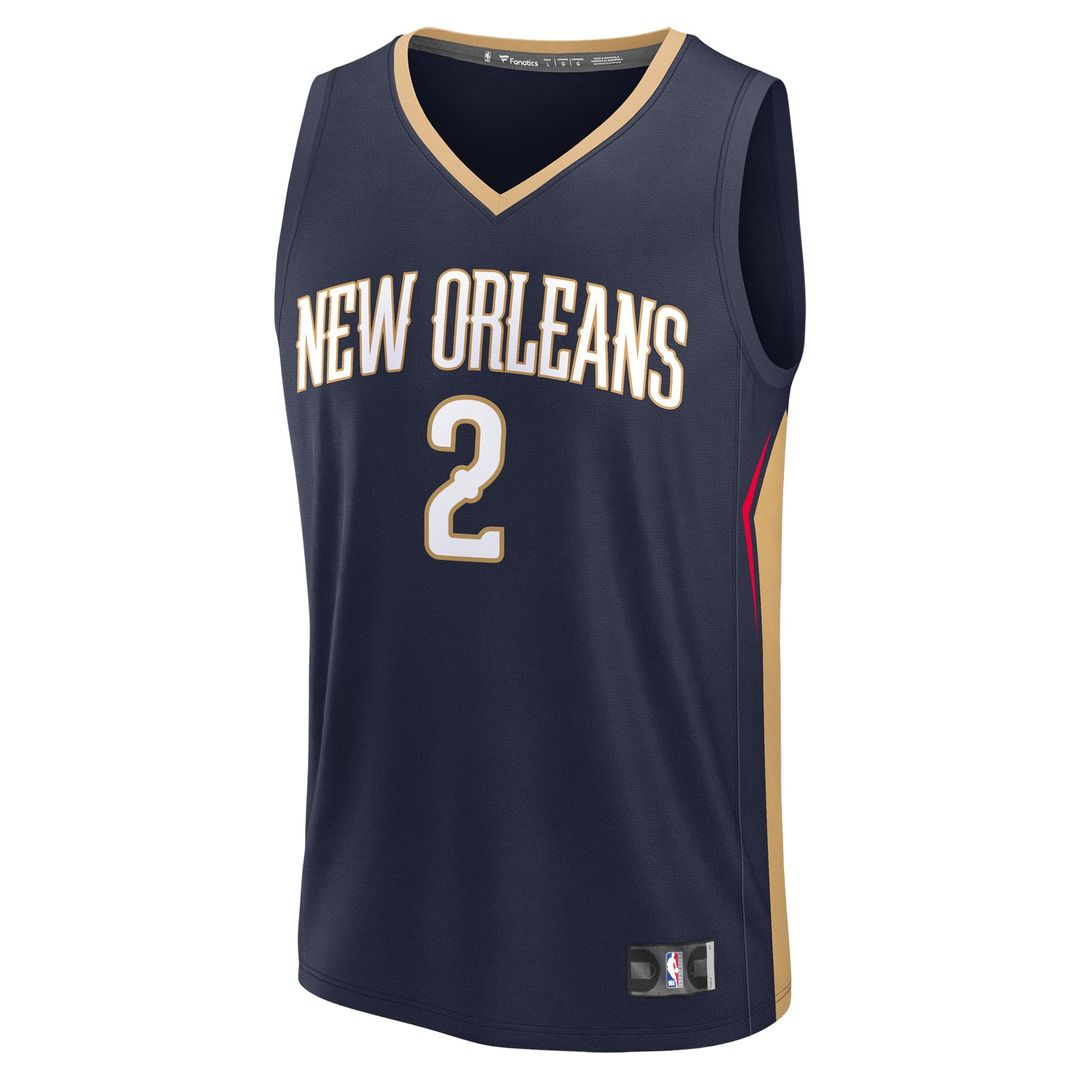 Herbert Jones New Orleans Pelicans Fanatics Fast Break Replica Player Jersey - Icon Edition - Navy | NBA Fan Gear