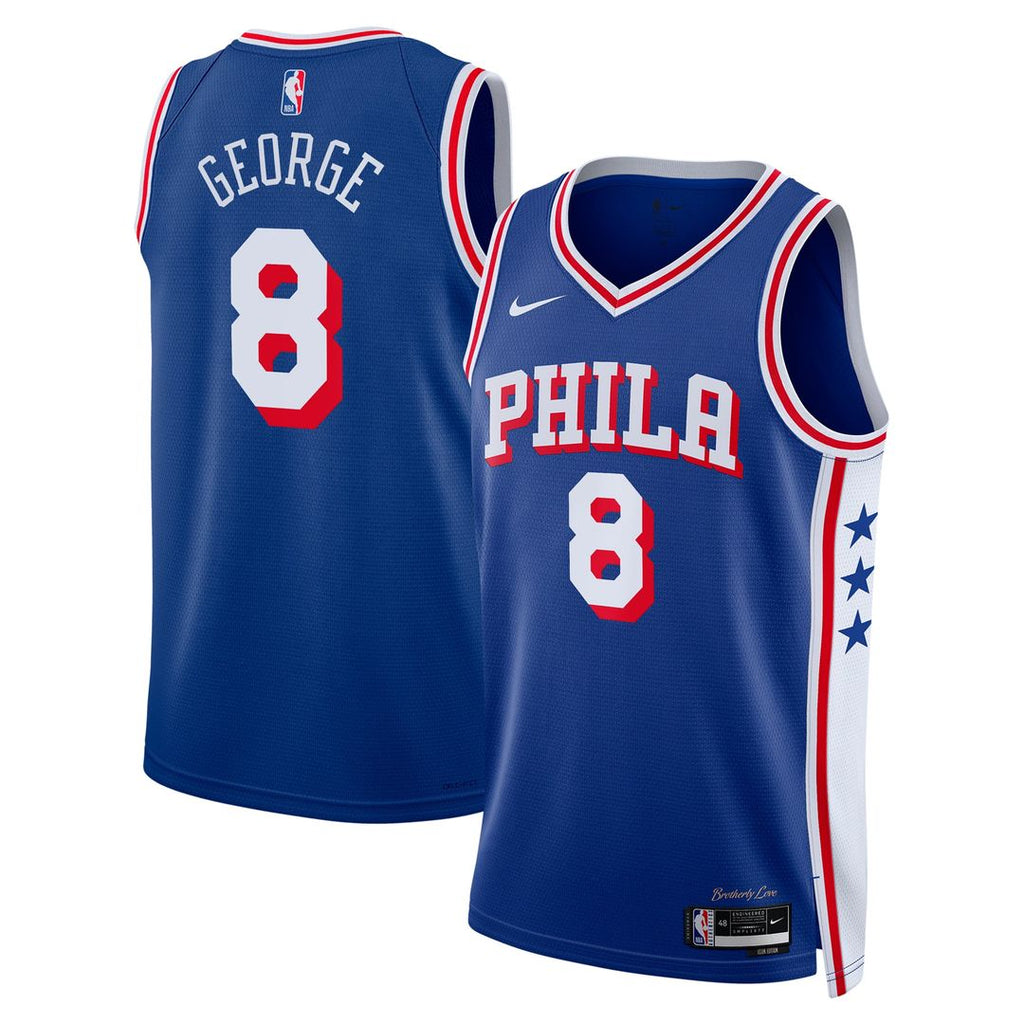 Paul George Philadelphia 76ers Nike Unisex 2024 Offseason Addition Nike Swingman Jersey - Royal | NBA Fan Gear