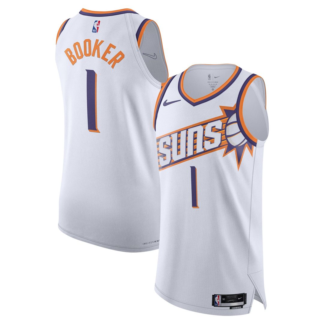 Devin Booker Phoenix Suns Nike Authentic Jersey - Association Edition - White | NBA Fan Gear