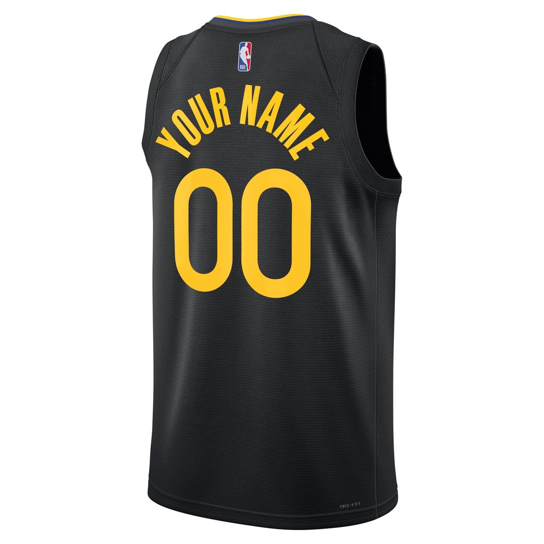 Golden State Warriors Jordan Brand Unisex 2024/ 25 Custom Swingman Jersey - Statement Edition - Black | NBA Fan Gear