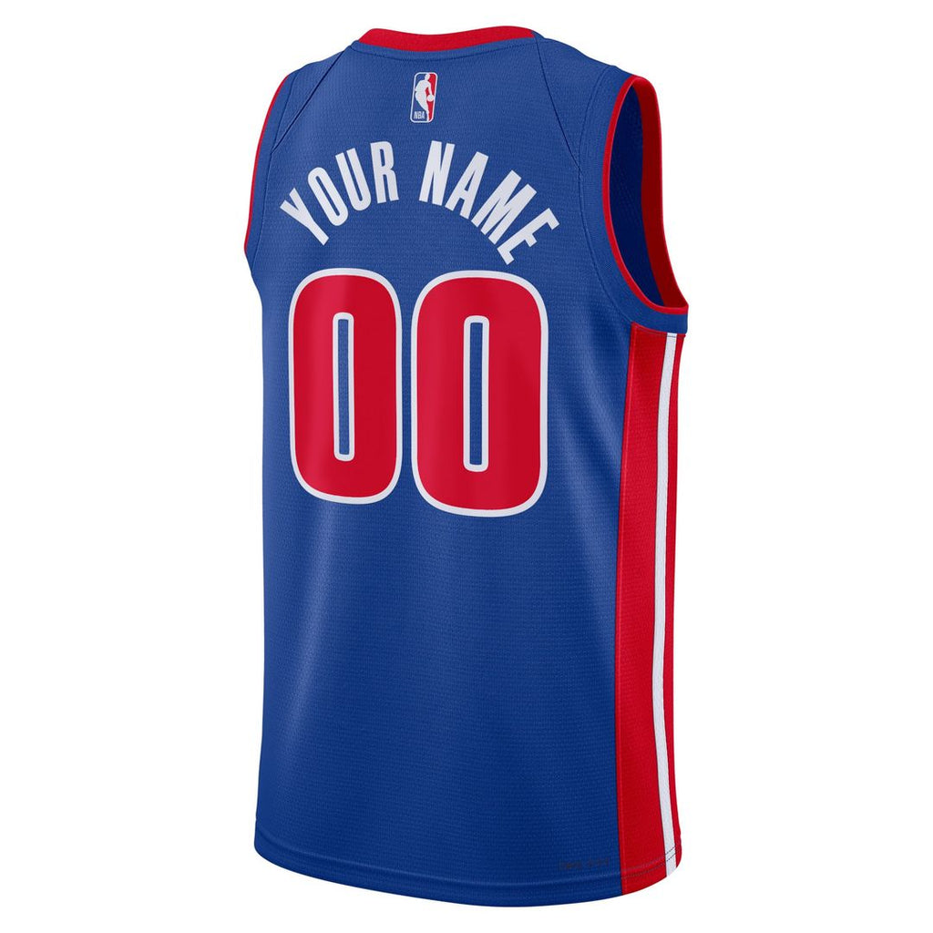 Detroit Pistons Nike Unisex Swingman Custom Jersey White - Association Edition | NBA Fan Gear
