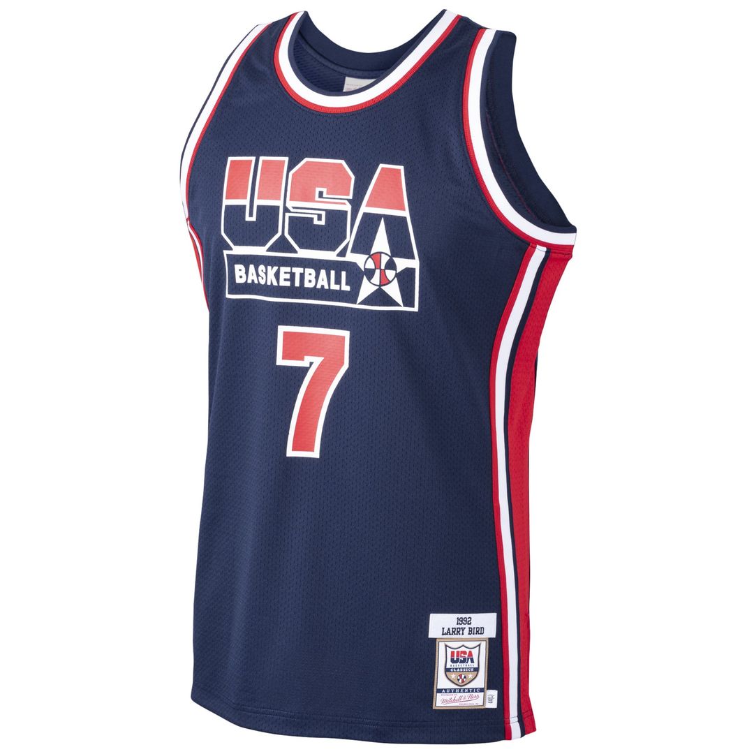 Larry Bird USA Basketball Mitchell & Ness 1992 Dream Team Authentic Jersey - Navy | NBA Fan Gear