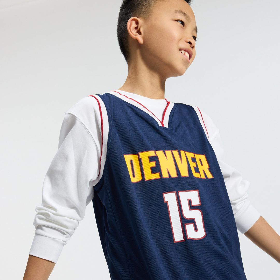 Nikola Jokic Denver Nuggets Fanatics Youth Fast Break Replica Player Jersey - Icon Edition - Navy | NBA Fan Gear