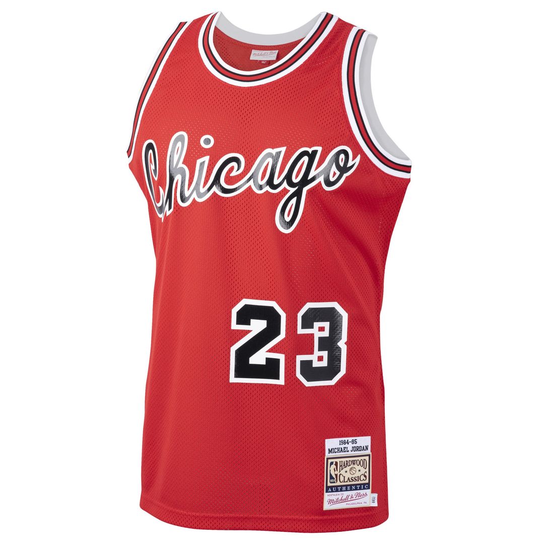 Michael Jordan Chicago Bulls Mitchell & Ness 1984/ 85 Hardwood Classics Rookie Authentic Jersey - Red | NBA Fan Gear
