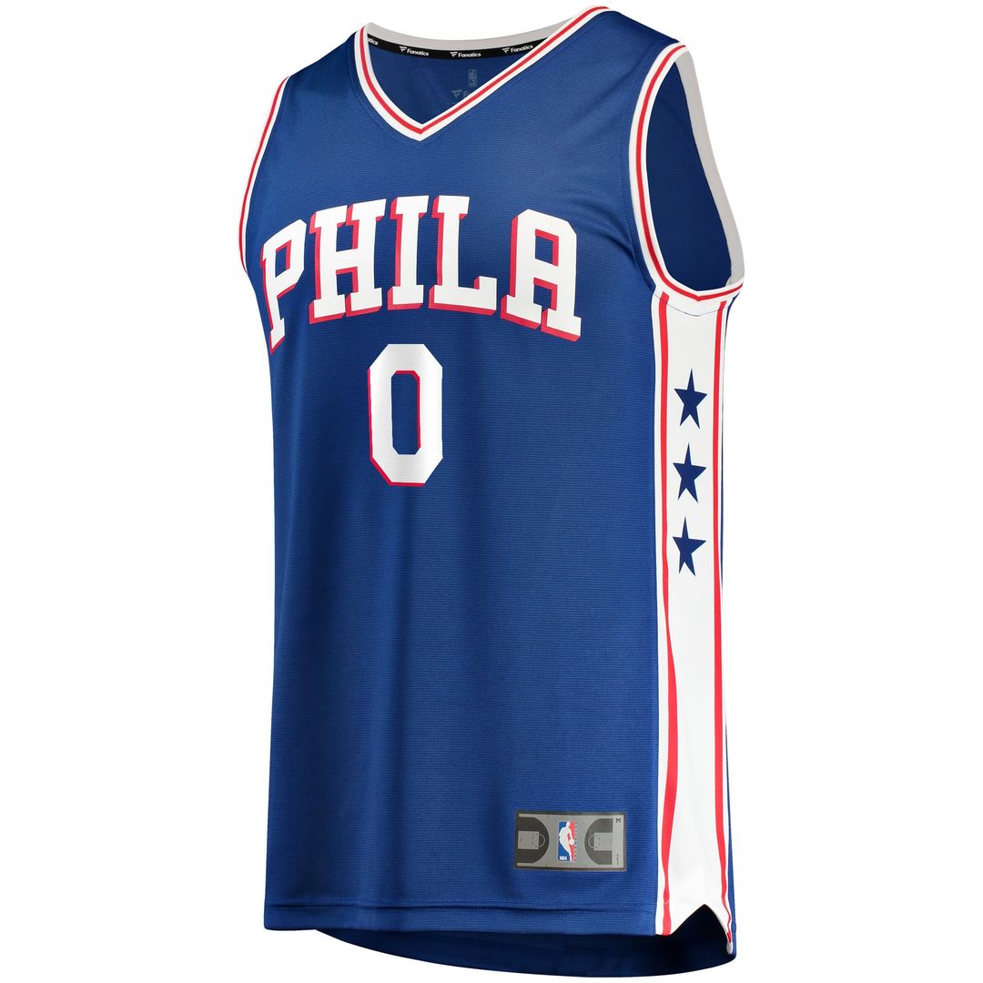Tyrese Maxey Philadelphia 76ers Fanatics Fast Replica Jersey Royal - Icon Edition | NBA Fan Gear