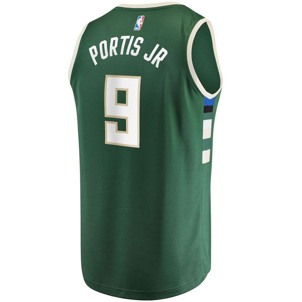Bobby Portis Milwaukee Bucks Fanatics Fast Break Replica Jersey - Icon Edition - Green | NBA Fan Gear