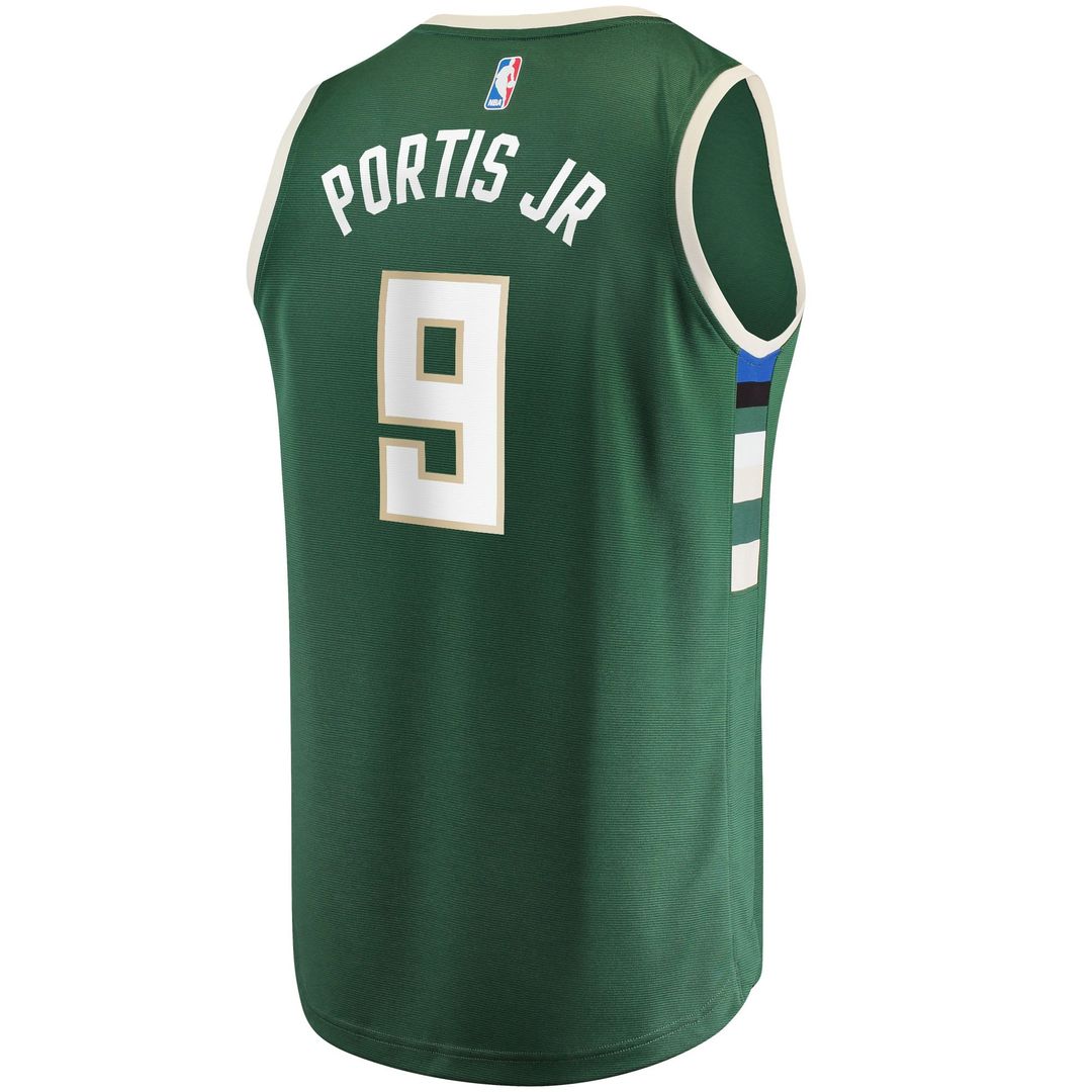 Bobby Portis Milwaukee Bucks Fanatics Fast Break Replica Jersey - Icon Edition - Green | NBA Fan Gear