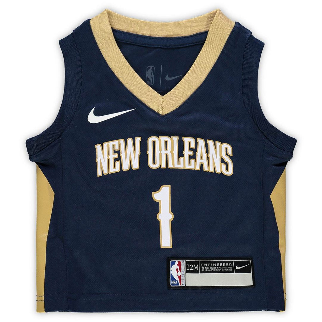 Zion Williamson New Orleans Pelicans Nike Infant Replica Jersey - Icon Edition - Navy | NBA Fan Gear