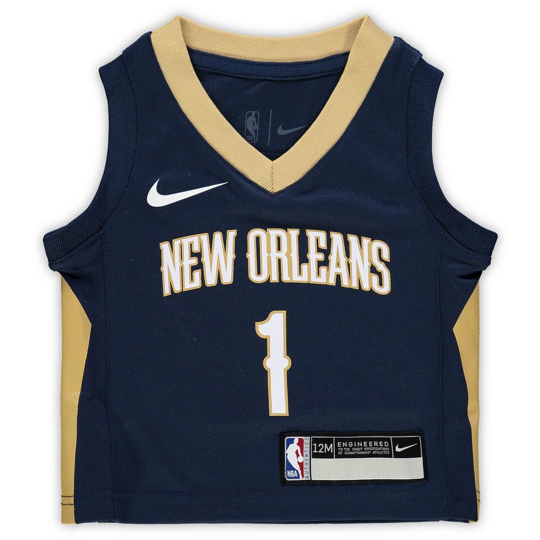 Zion Williamson New Orleans Pelicans Nike Infant Replica Jersey - Icon Edition - Navy | NBA Fan Gear