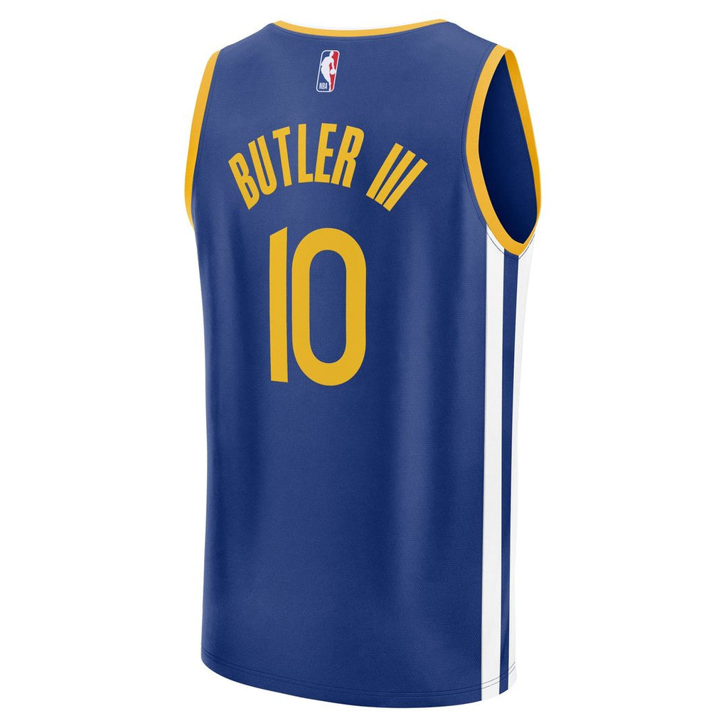 Jimmy Butler III Golden State Warriors Fanatics Fast Break Replica Player Jersey - Icon Edition – Royal | NBA Fan Gear