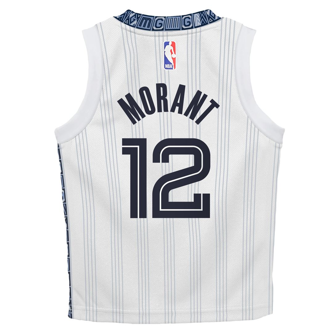 Ja Morant Memphis Grizzlies Nike Infant 2025/ 26 City Edition Swingman Jersey - White | NBA Fan Gear