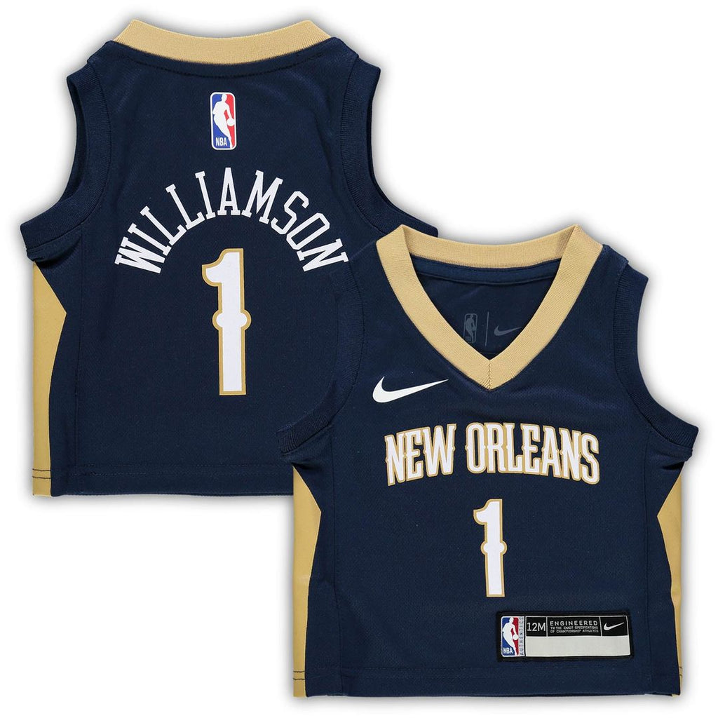 Zion Williamson New Orleans Pelicans Nike Infant Replica Jersey - Icon Edition - Navy | NBA Fan Gear