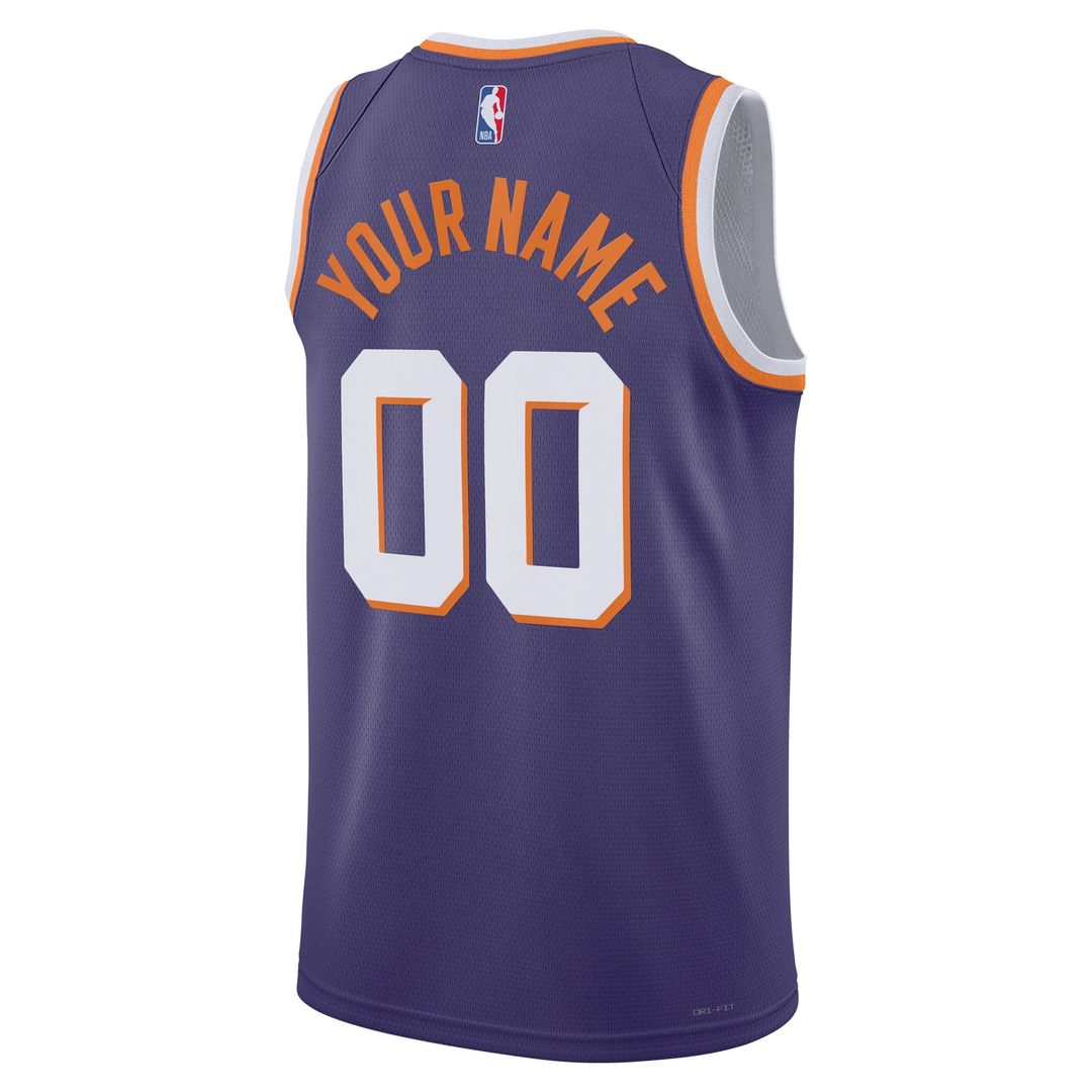 Phoenix Suns Nike Unisex Swingman Custom Jersey - Purple - Icon Edition | NBA Fan Gear