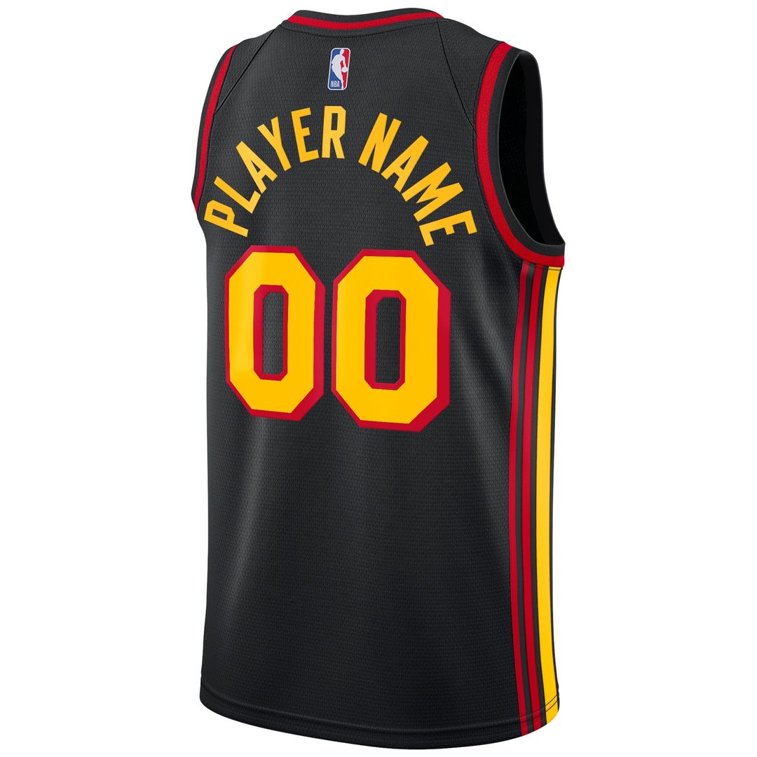 Atlanta Hawks Jordan Brand Swingman Custom Jersey - Statement Edition - Black | NBA Fan Gear