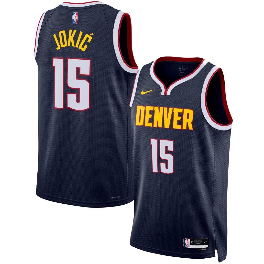 Nikola Jokic Denver Nuggets Nike Unisex Swingman Jersey - Icon Edition - Navy | NBA Fan Gear