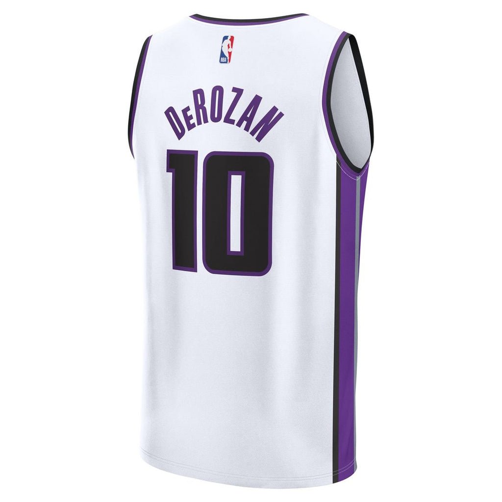 DeMar DeRozan Sacramento Kings Fanatics Fast Break Replica Player Jersey - Association Edition - White | NBA Fan Gear