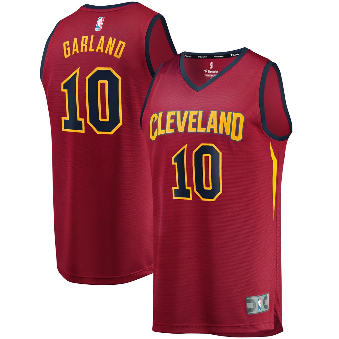 Darius Garland Cleveland Cavaliers Fanatics Youth Replica Fast Break Jersey Wine - Icon Edition | NBA Fan Gear