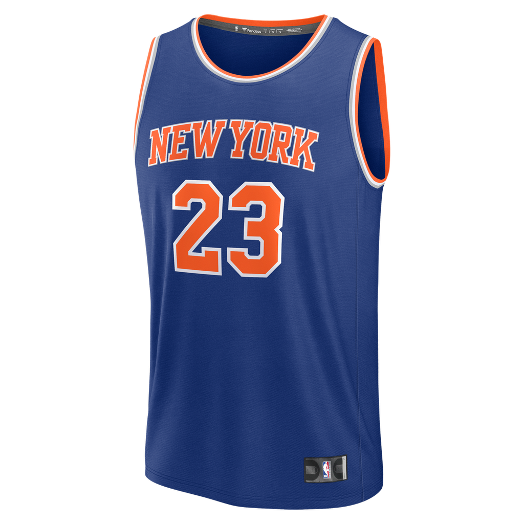 Mitchell Robinson New York Knicks Fanatics Youth Fast Break Replica Jersey - Blue - Icon Edition | NBA Fan Gear