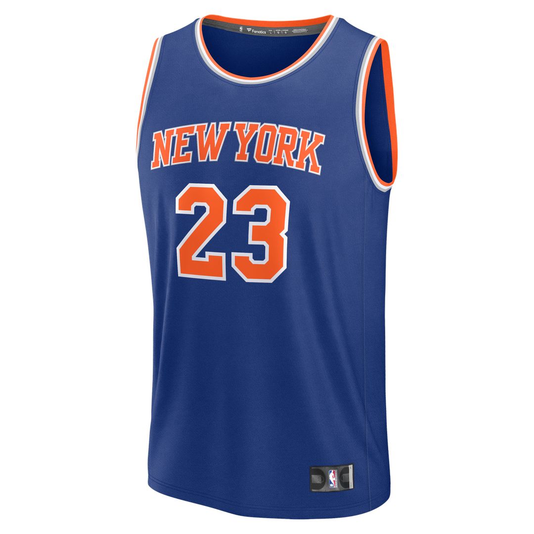 Mitchell Robinson New York Knicks Fanatics Youth Fast Break Replica Jersey - Blue - Icon Edition | NBA Fan Gear