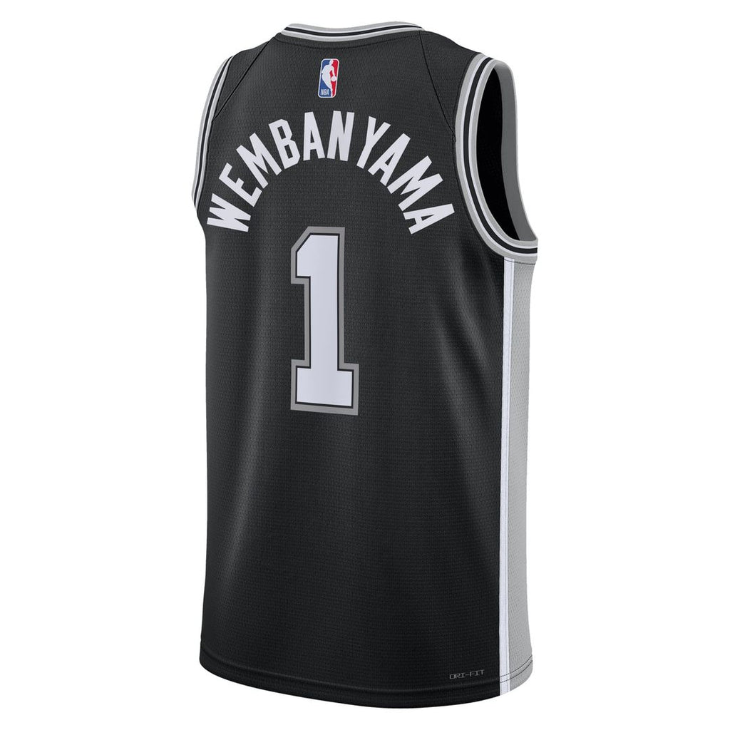 Victor Wembanyama San Antonio Spurs Nike Unisex Swingman Jersey - Icon Edition - Black | NBA Fan Gear