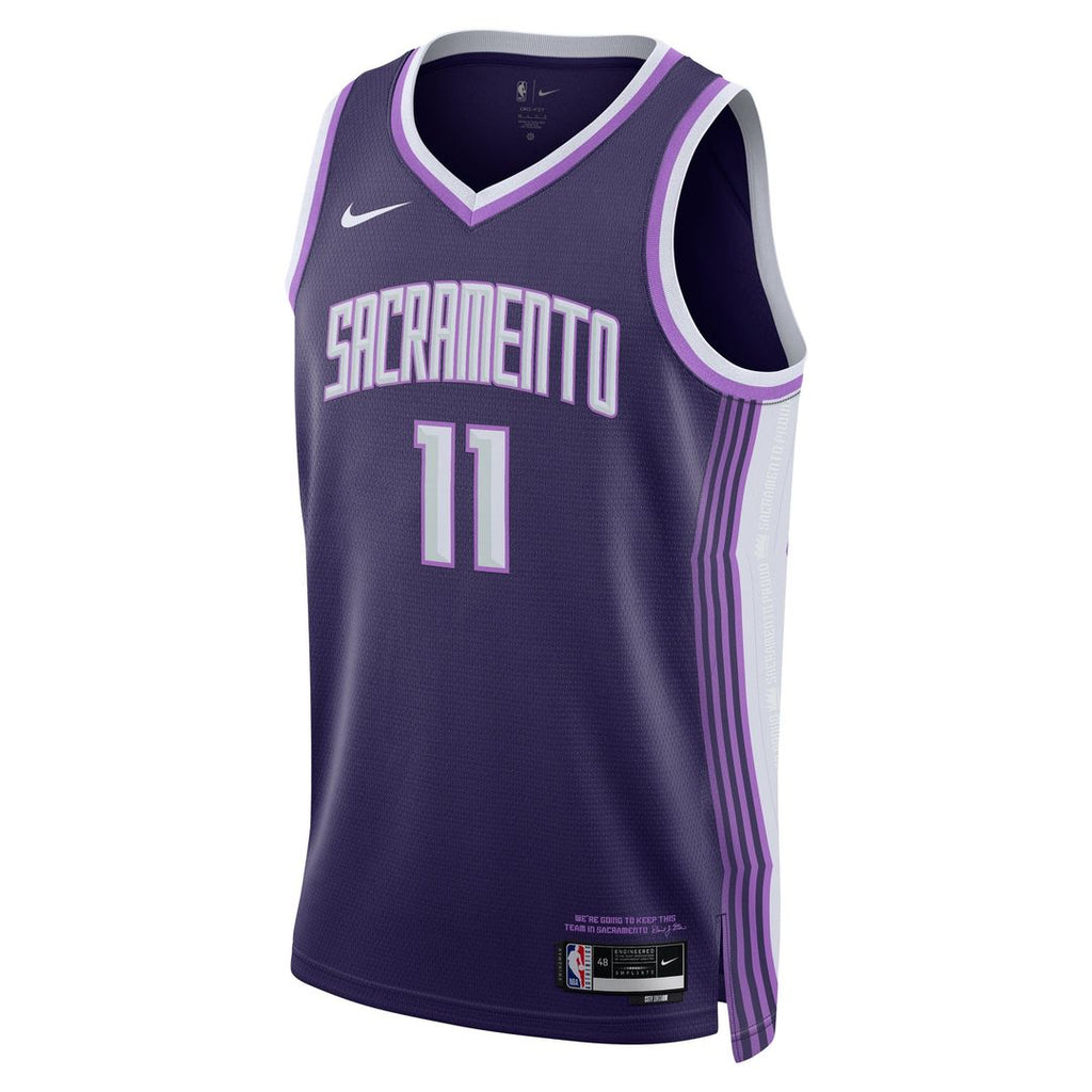 Domantas Sabonis Sacramento Kings Nike Unisex 2025/ 26 Swingman Jersey - Purple - City Edition | NBA Fan Gear