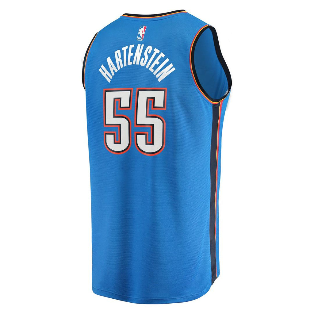 Isaiah Hartenstein Oklahoma City Thunder Fanatics Youth Fast Break Replica Player Jersey - Icon Edition - Blue | NBA Fan Gear