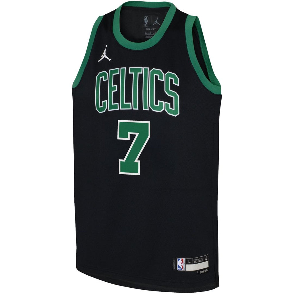 Jaylen Brown Boston Celtics Jordan Brand Youth Swingman Jersey - Statement Edition - Black | NBA Fan Gear